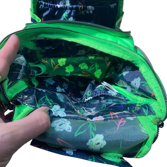 Lug Caddy Travel Makeup Hanging Bag Organizer Neon Green - Picture 7 of 14